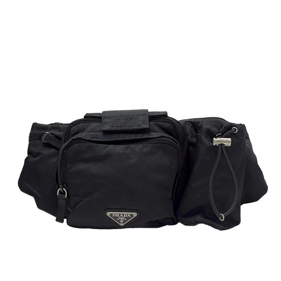 Auth PRADA - Black Nylon Bum Bag - Picture 1 of 8